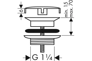 Смеситель для раковины Hansgrohe Finoris хром - 3
