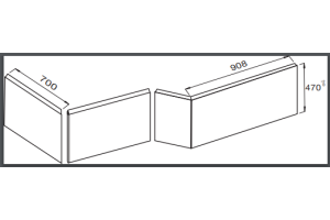 Экран Jacob Delafon Bain-Douche Neo E6D135 - 2