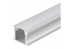 Профиль с рассеивателем Arlight ALU-SLIM-H15-2000 ANOD+FROST 018246