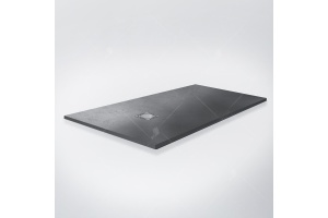 Душевой поддон  70*160*2,5 RGW ST-0167G Графит/Прямоуг Ø90 Каменный