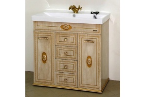 Тумба для комплекта Misty Roma 75 ясень патина