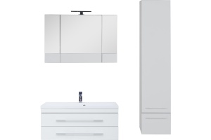 Мебель для ванной Aquanet Верона 100 подвесная белая