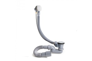 Слив-перелив Delice полуавтомат хром