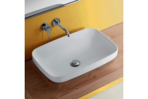 Раковина встраиваемая/накладная Kerasan Tribeca 60 белый матовый (514330) - 2