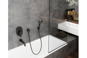 Излив Hansgrohe Vernis Blend 71420670 для ванны, черный - 2