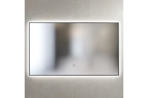 Зеркало Sanvit Панорама 100 с подсветкой черный