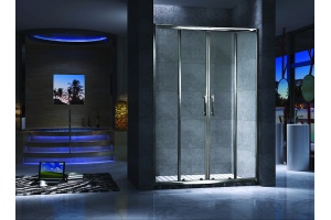 Душевая дверь Esbano 150х195 хром (ESDN150DW)