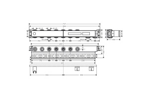 AX Скрытая часть для термостата Select, для 5 потребителей - 2