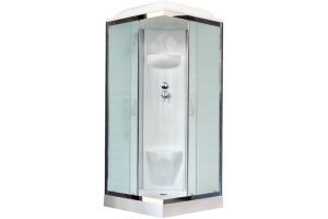 Душевая кабина Royal Bath 90х90 хром стекло матовое