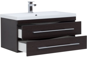 Мебель для ванной Aquanet Нота 90 венге - 3