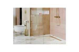 Душевой лоток Excellent Stilio 70 решетка декоративная золото - 2