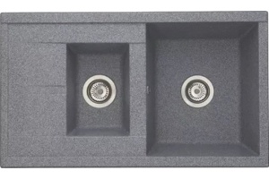 Мойка кухонная AQUATON Делия 87 серая