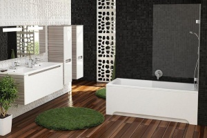 Шторки для ванной Ravak Briliant 80 см (7U840A00Z1) - 3