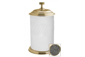 Ведро для мусора Boheme Royal Cristal золото