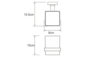 Dill K-3928 Подстаканник одинарный - 3