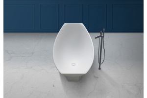 Ванна из искусственного камня Abber Stein 180х80 белый матовый - 3