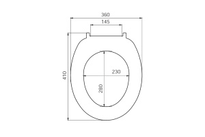 Сиденье для унитаза белое IDDIS (ID 01 061.1 bel) - 2