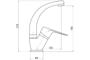 Смеситель для раковины Rav Slezak Victoria хром - 2