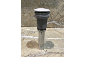 Донный клапан для раковины Ceramalux белый (RD020)