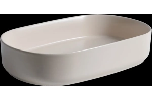 Раковина накладная Allen Brau Fantasy Oval 55х36 бежевый матовый