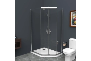 Душевой уголок BelBagno Uno 120х90 хром (UNO-195-PH-2-120/90-C-Cr)