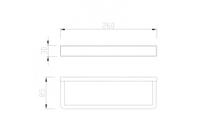 Полотенцедержатель ABBER Westen золото матовый - 3