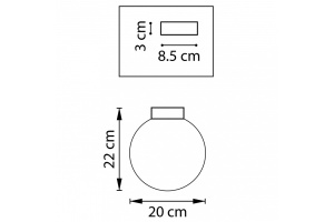 Накладной светильник Lightstar Globo 812021 - 2