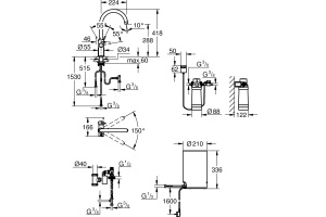 Смеситель Grohe Red II Duo 30083DC1 для кухонной мойки, с водонагревателем - 3