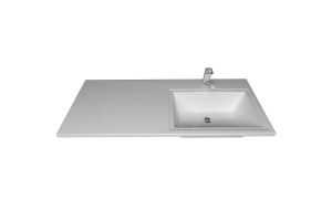 Раковина Stella Polar Мадлен 110 R на стиральную машину белый