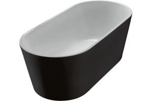 Акриловая ванна BelBagno 180х80 черный, матовый (BB71-1800-NERO-W0)