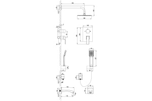 Душевой комплект Lemark Unit LM4522C - 2