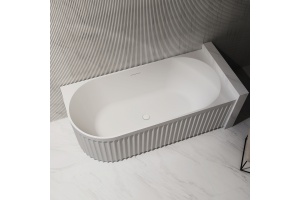 Ванна акриловая Abber 150х75 R белый матовый