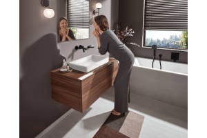 Смеситель для раковины Hansgrohe Vivenis чёрный матовый - 2