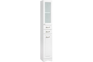 Шкаф-пенал Stella Polar Кармела 30 R белый