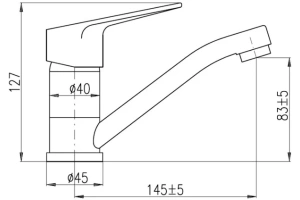Смеситель для раковины Rav Slezak Victoria хром - 2