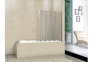 Шторка на ванну Cezares Pratico V5 120/140 P Cr R - 3