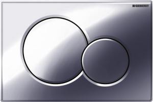 Система инсталляции для унитазов Geberit Duofix UP320 111.300.00.5 с кнопкой смыва хром, шумоизоляцией и креплениями - 3