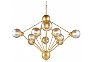 Люстра на штанге Natali Kovaltseva STUTTGART STUTTGART 91006/10C GOLD