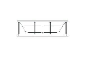 Ножки для акриловой ванны VITRA Comfort (59990268000) - 2