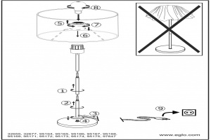 Торшер Eglo ПРОМО Viserbella 97647 - 2