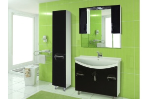 Мебель для ванной Bellezza Лагуна 105 черная - 2