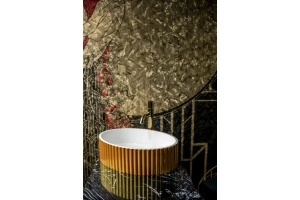 Раковина накладная Armadi Art Canale 50 глянец золото - 2