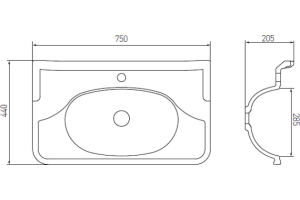 Раковина мебельная Aquaton Венеция 75 белый - 3