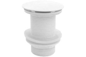 Донный клапан для раковины Ceramalux белый, матовый (RD002GW)