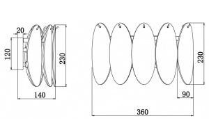 Настенный светильник Freya Demure FR5189WL-02CH - 3