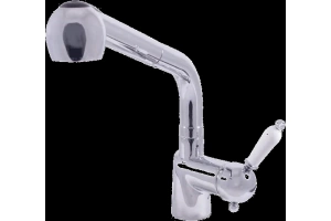  Смеситель для кухни Rav Slezak Labe с вытяжным душем хром