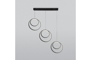 Подвесной светильник Eurosvet Flow 90308/3 черный