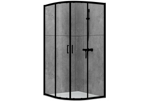 Душевой уголок ABBER Schwarzer Diamant AG01080B