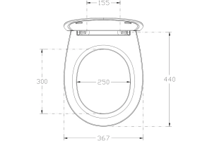 Крышка-сиденье Allen Brau Fantasy с микролифтом черный матовый - 2