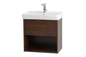 Тумба с раковиной BelBagno Neon 60 темное дерево - 3